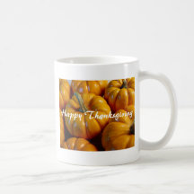 Thanksgiving pumpkin mug