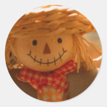 Thanksgiving Scarecrow Sticker