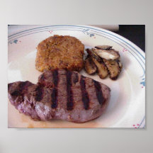 Thanksgiving Steak Risotto Print