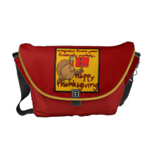 thanksgiving turkey humour  purse commuter bag