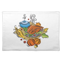 Thanksgiving Turkey Placemats