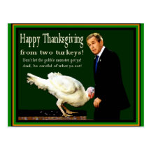 Thanksgiving Turkeys - MAIL DIRECTLY TO RECIPIENT Postcards