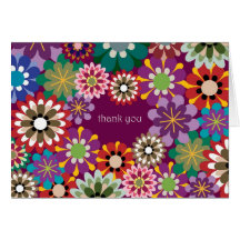 thankyou floral cards