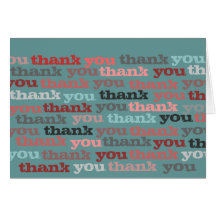 thankyou note post card personalise inside