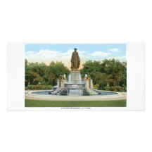 Thatcher Monument, Denver, Colorado Customized Photo Card