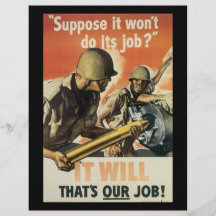 Thats Our Job World War 2 Flyer Design