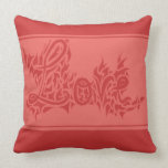 The 3Ds of love twofer throw pillow