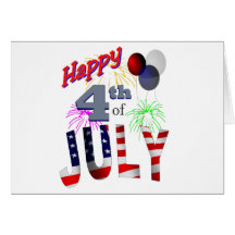 The 4th of July, Day of Independence Card