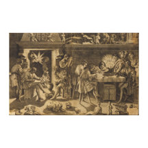 The Academy of Baccio Bandinelli, 1547 Stretched Canvas Prints