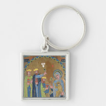 The Adoration of the Magi, c.1189 Keychain