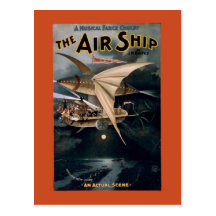 The Airship Postcard