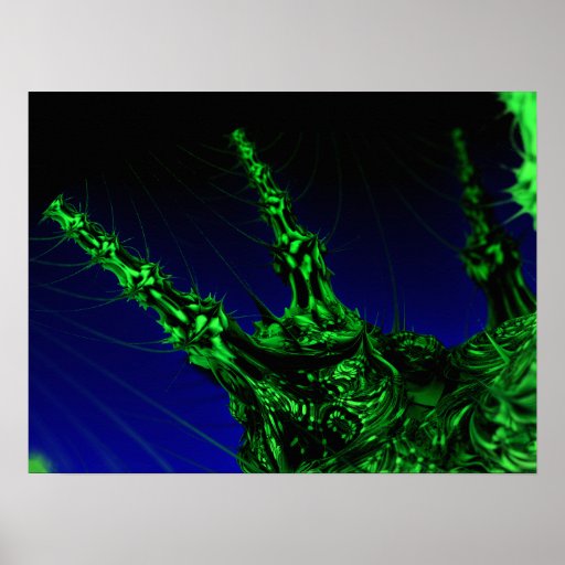 the alien asparagus wants to eat YOU! Poster