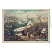The American Civil War Battle of Pea Ridge 1862 Card