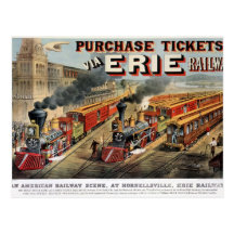 The American Railway Scene at Hornellsville Postcard