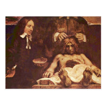The Anatomy Lesson Of Dr. Joan Deyman. By Rembrand Postcard