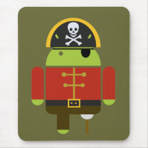 The Android Pirate Mousepad