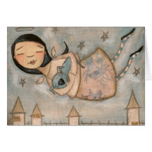 The Angel and the Blue Dog - Notecards