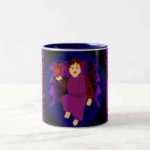 "The Angel Of Hearts" Mug - Customisable