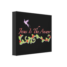 THE ANSWER CANVAS CANVAS PRINT