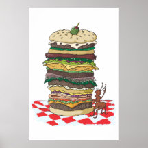The Ant and the Big Sandwich Poster