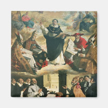 The Apotheosis of St. Thomas Aquinas, 1631 Fridge Magnet