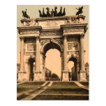 The Arch of Peace, Milan, Lombardy, Italy Postcard