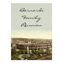 The Arena, Verona, Italy Custom Invitation