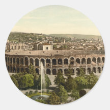 The Arena, Verona, Italy Round Stickers
