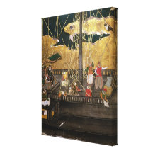 The Arrival of the Portuguese in Japan Stretched Canvas Prints