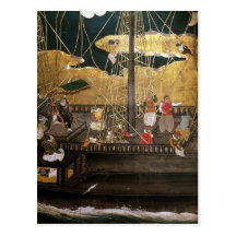 The Arrival of the Portuguese in Japan Postcards