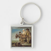 The Ass (oil on canvas) Key Chain