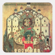 The Assembly of Angels Square Stickers
