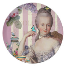 Thé au Petit Trianon – rose Plate