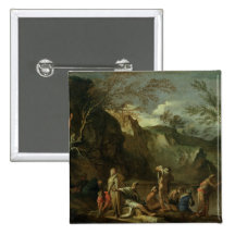 The Baptism of Christ Pinback Buttons