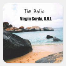 The Baths, Virgin Gorda B.V.I. Sticker