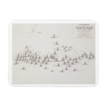 The Battle of Trafalgar, 21st October 1805, Positi Vinyl Magnet
