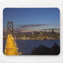 The Bay Bridge from Treasure Island 2 Mousepads