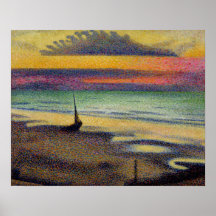 The Beach at Heist, 1891-92 Posters