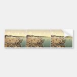 The beach, Exmouth, England rare Photochrom Bumper Sticker