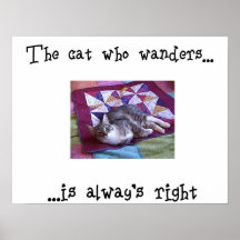 The beautiful feline print