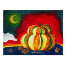 The Beautiful Turban Squash Postcards