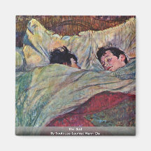 The Bed,  By Toulouse-Lautrec Henri Magnet