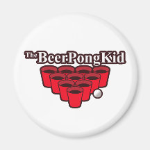 The Beer Pong Kid Came To Win This Thing Fridge Magnets