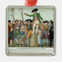 The Beginning of the French Revolution Christmas Tree Ornaments