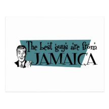 The Best Guys are from Jamaica Postcard