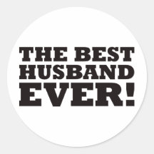 The Best Husband Ever Sticker