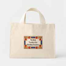 The Best Teachers Are Reading Teachers Canvas Bag