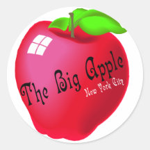The Big Apple Round Sticker
