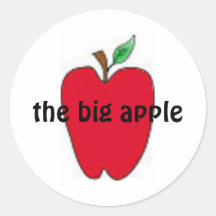 the big apple sticker