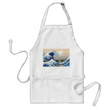 The big wave off Kanagawa Katsushika Hokusai Aprons